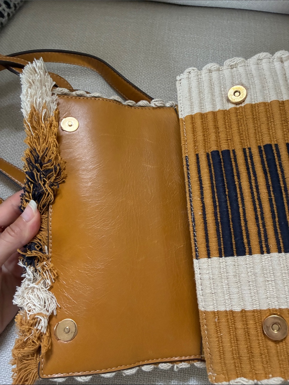 Tory Burch Fringe Shoulder Bag - Picture 6 of 6